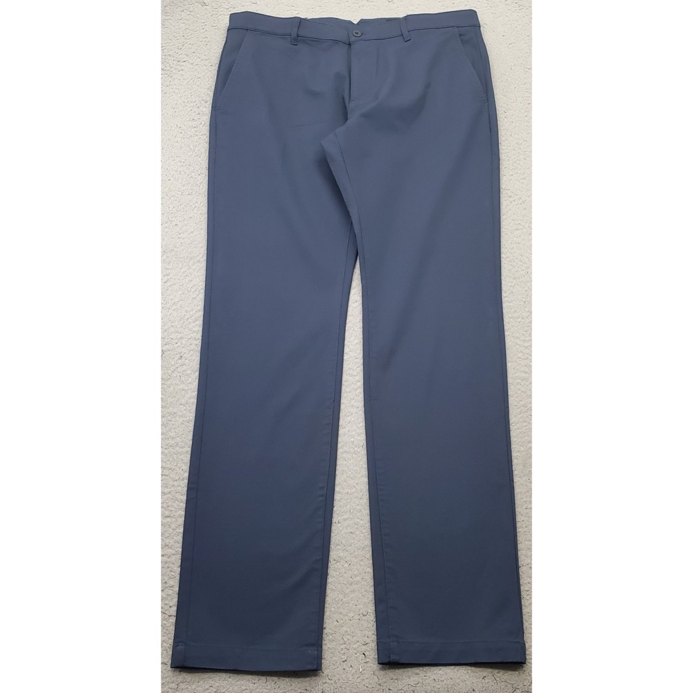 Dunning Golf Chino Pants Mens 35/34 Navy Performance Stretch Quick Dry D7S22P744